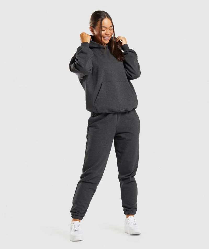 Women's Gymshark Rest Day Sweats Jogger Black | CA 76381A